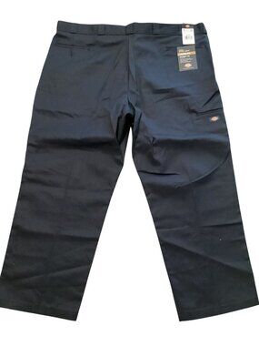 Dickies Men's Twill Work Pants Navy Size 54X32 Loose Fit Straight Leg New w Tags